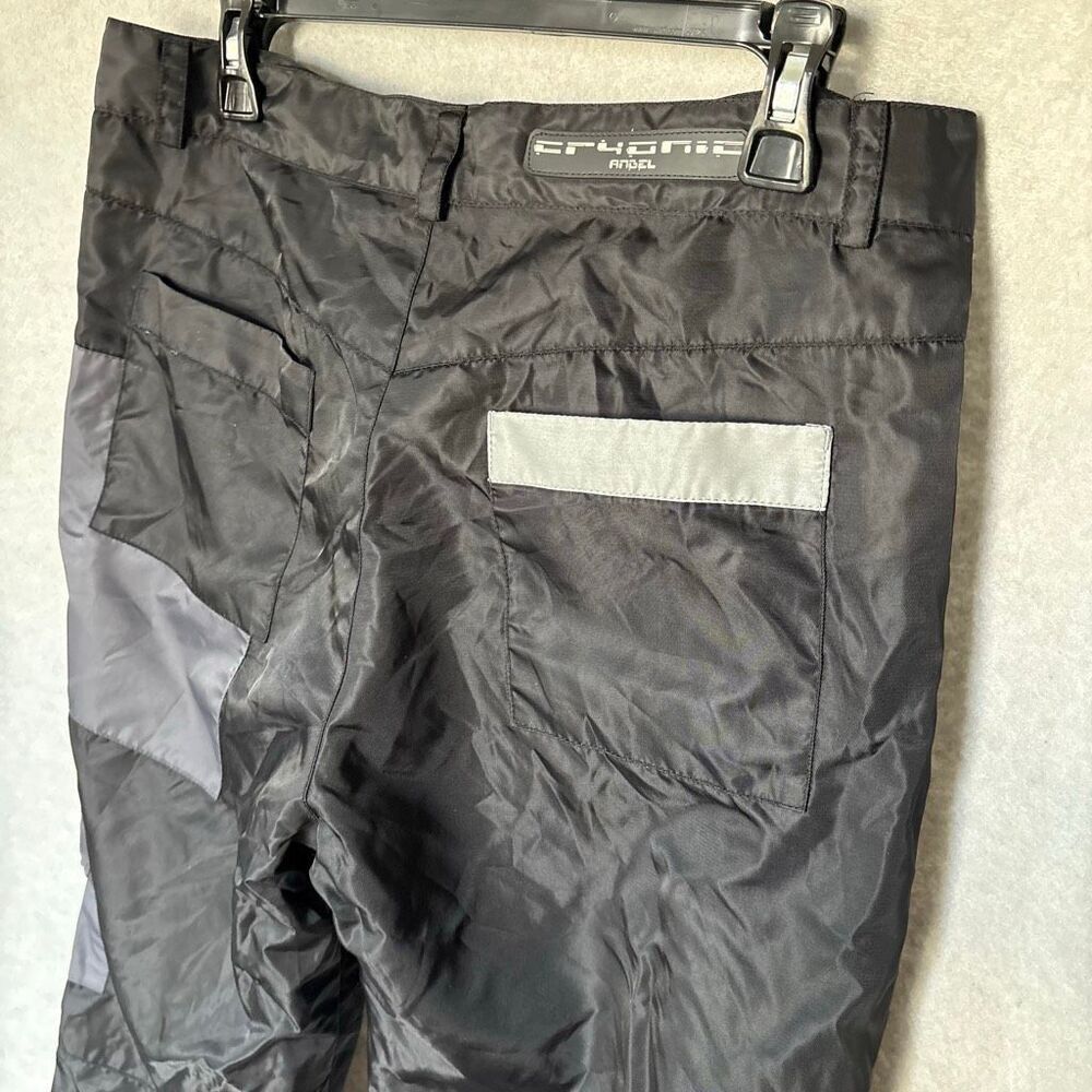Cryonic Angel Nylon Windbreaker Cargo Pants Size L Rave Y2K Vintage Cyber Goth - Picture 4 of 9
